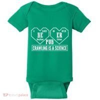 Periodic Table Beer Pub Crawling Is A Science Baby Bodysuit thumb 0