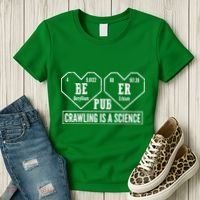 Periodic Table Beer Pub Crawling Is A Science Women's T-Shirt thumb 3