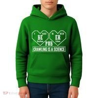 Periodic Table Beer Pub Crawling Is A Science Kids Hoodie thumb 4