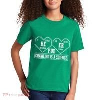 Periodic Table Beer Pub Crawling Is A Science Kids T-Shirt thumb 2