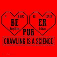 Periodic Table Beer Pub Crawling Is A Science Santa Hat thumb 1