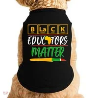 Periodic Table Black Educators Matter Doggie Tank thumb 0