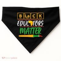 Periodic Table Black Educators Matter USA-Made Doggie Bandana thumb 0
