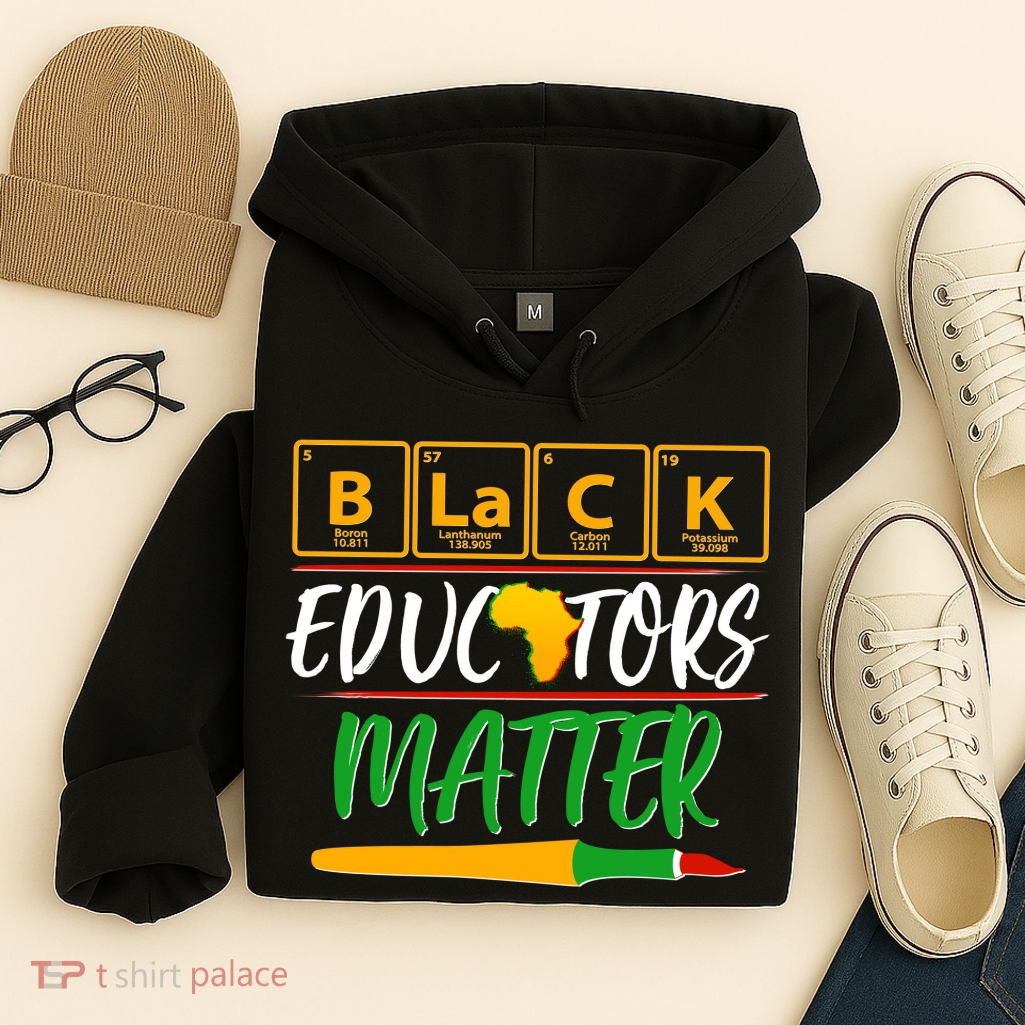 Periodic Table Black Educators Matter Hoodie