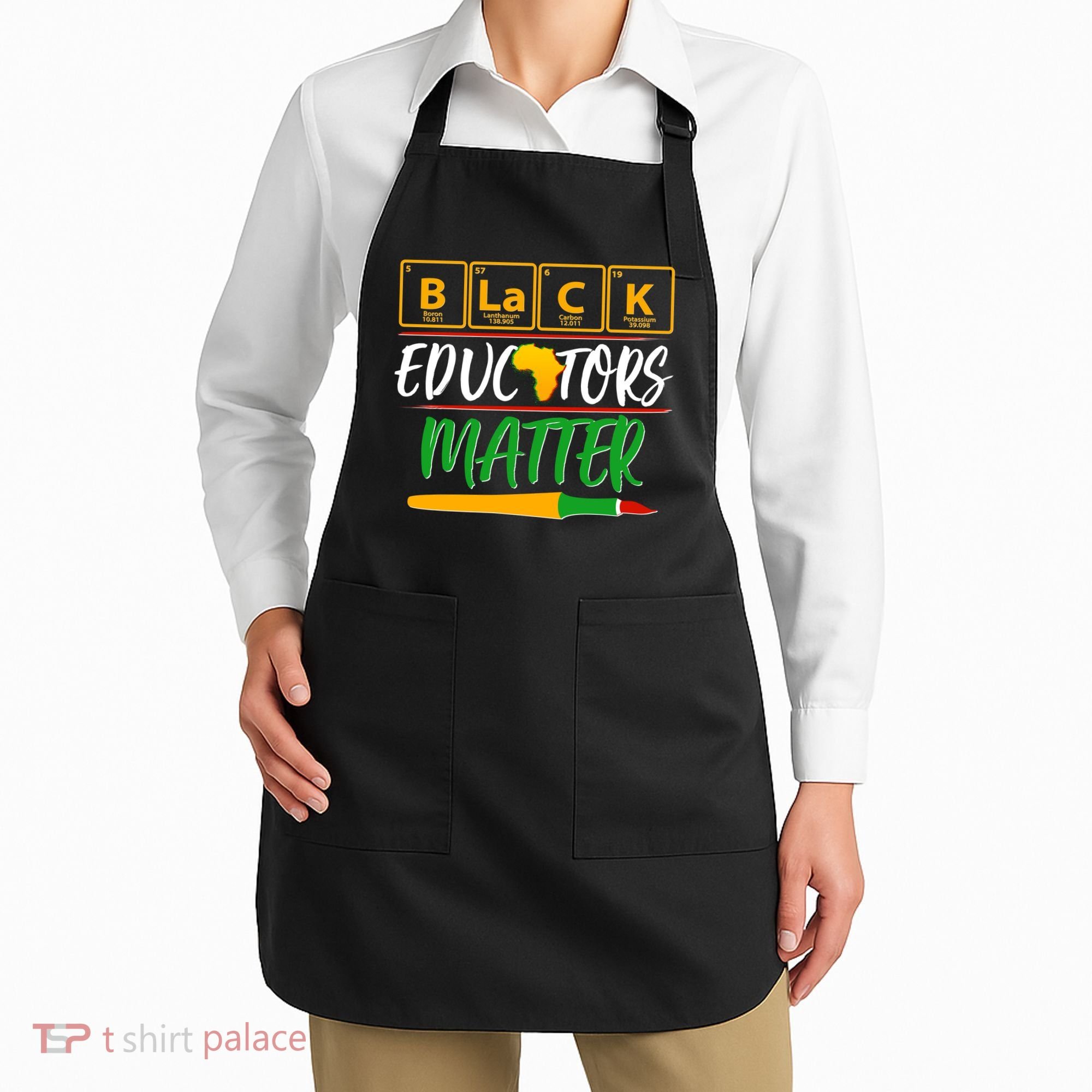 Periodic Table Black Educators Matter Apron