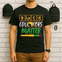 Periodic Table Black Educators Matter T-Shirt thumb 6