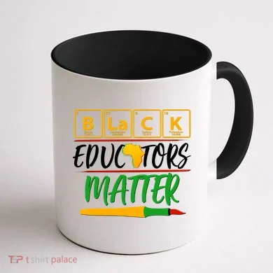 Periodic Table Black Educators Matter Coffee Mug back