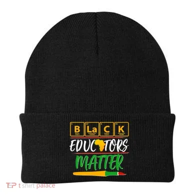 Periodic Table Black Educators Matter Beanie