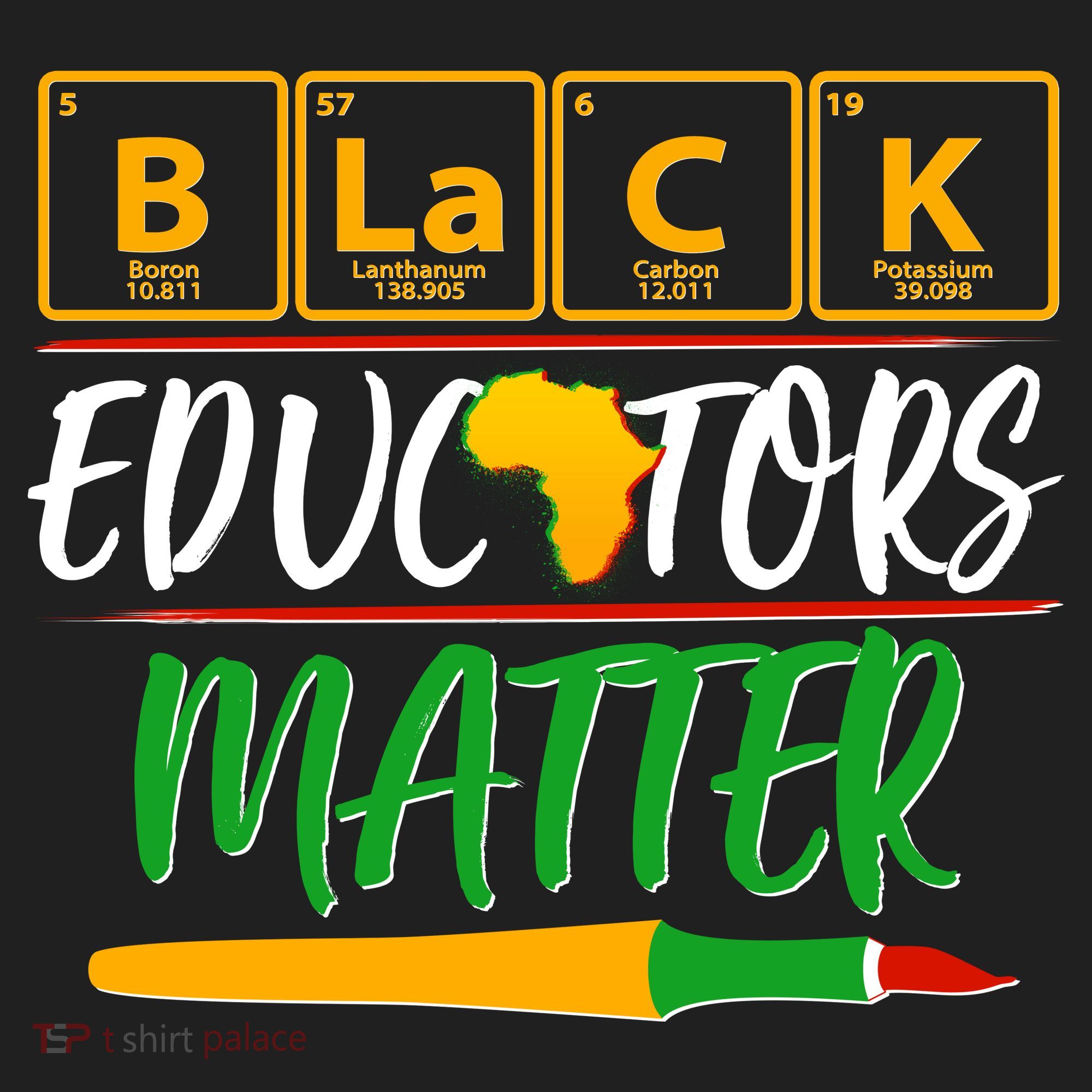 Periodic Table Black Educators Matter Beanie