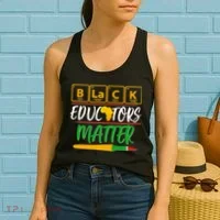Periodic Table Black Educators Matter Women's Tank Top thumb 2