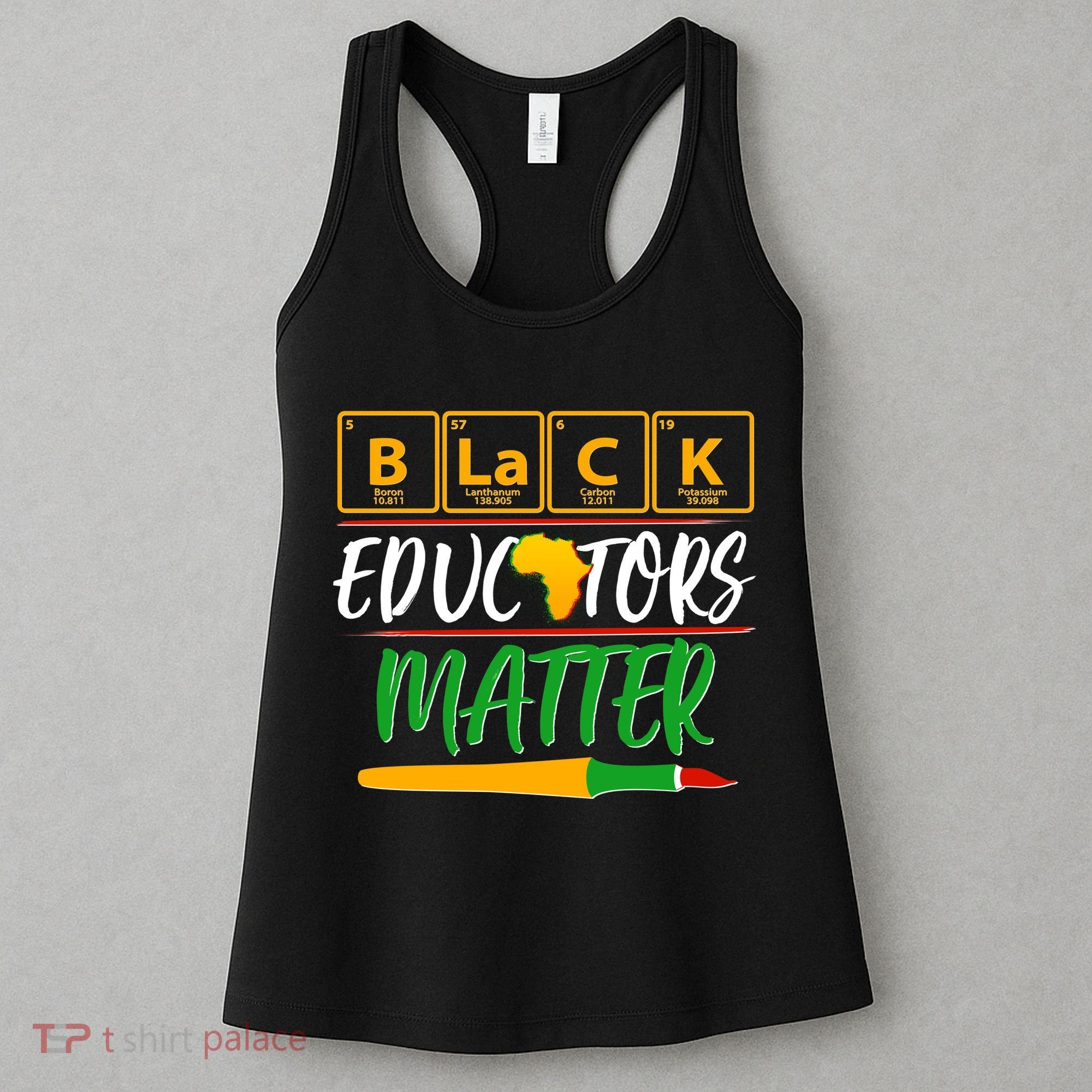 Periodic Table Black Educators Matter Women's Tank Top