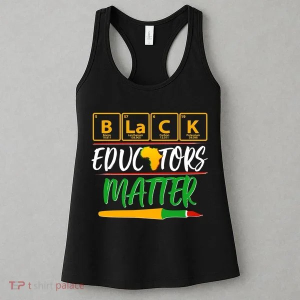 Periodic Table Black Educators Matter Women's Tank Top
