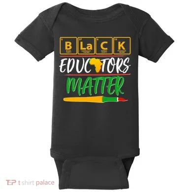 Periodic Table Black Educators Matter Baby Bodysuit