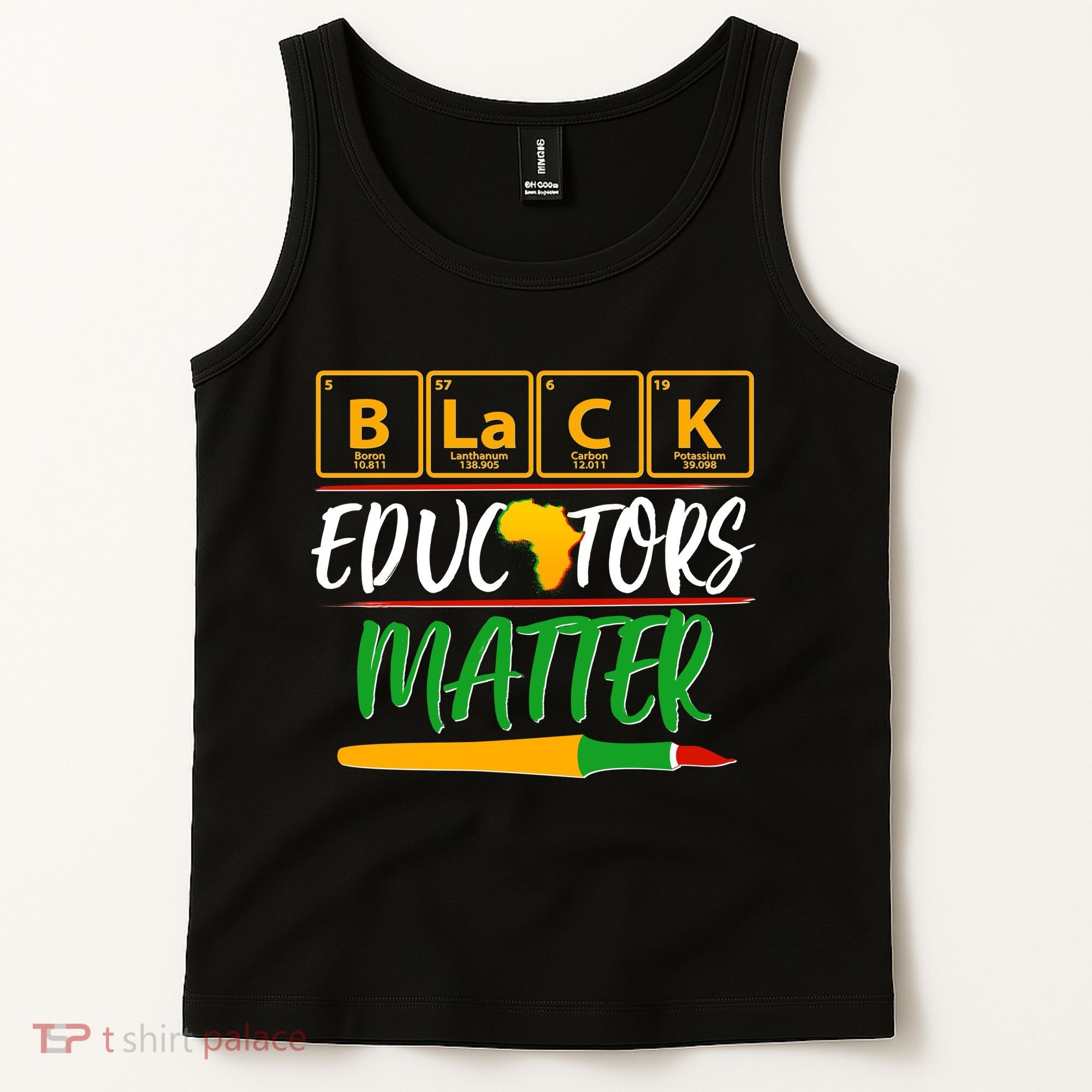 Periodic Table Black Educators Matter Tank Top