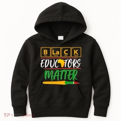 Periodic Table Black Educators Matter Kids Hoodie