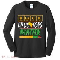 Periodic Table Black Educators Matter Kids Long Sleeve Shirt thumb 0