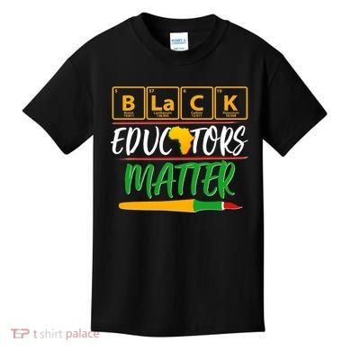 Periodic Table Black Educators Matter Kids T-Shirt