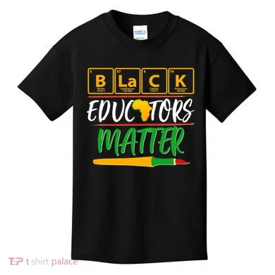 Periodic Table Black Educators Matter Kids T-Shirt