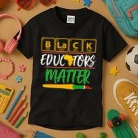 Periodic Table Black Educators Matter Kids T-Shirt thumb 3