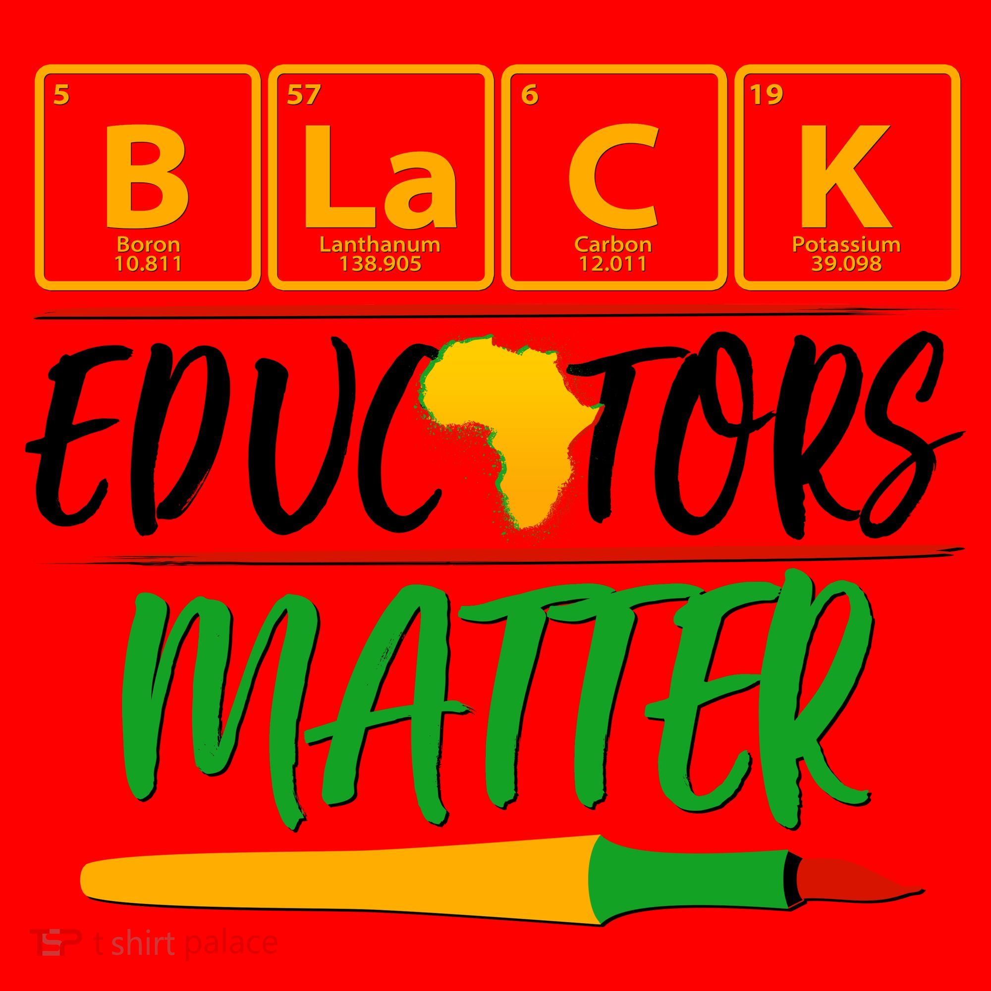 Periodic Table Black Educators Matter Santa Hat