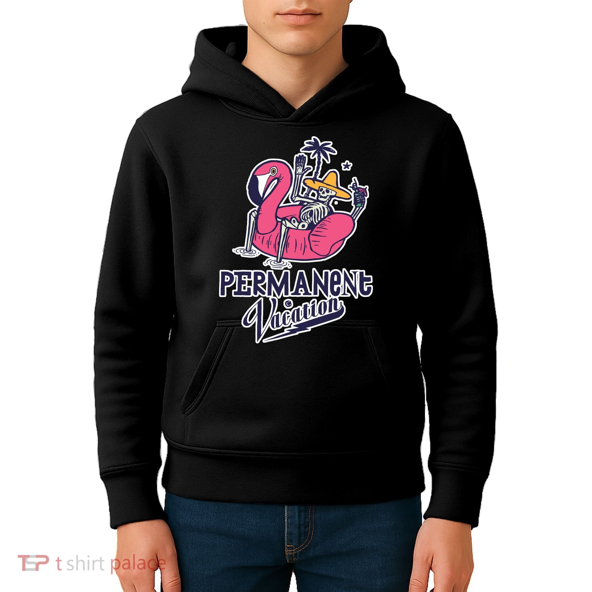 Permanent Vacation Kids Hoodie