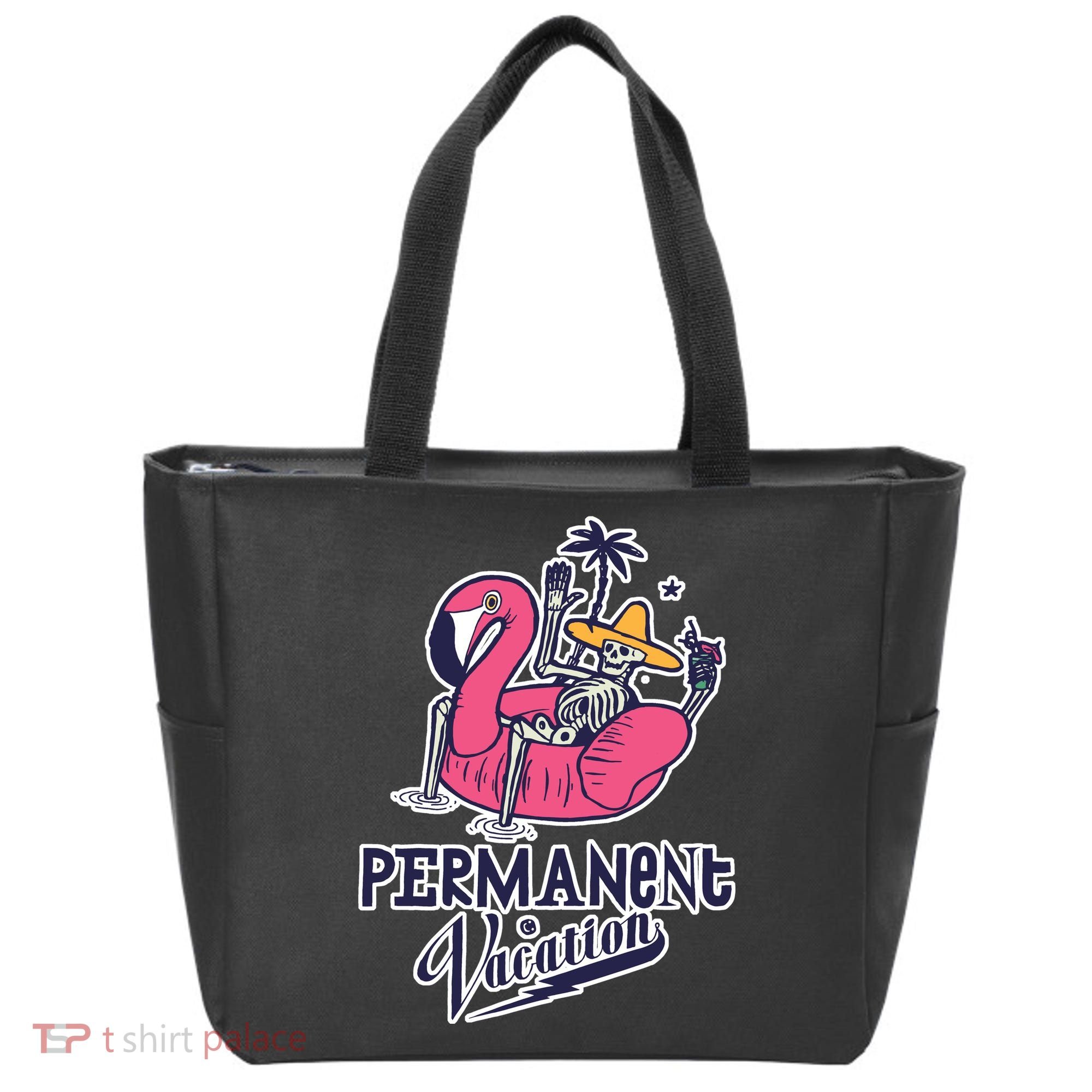 Permanent Vacation Tote Bag