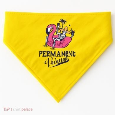 Permanent Vacation USA-Made Doggie Bandana