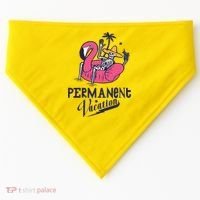 Permanent Vacation USA-Made Doggie Bandana thumb 0