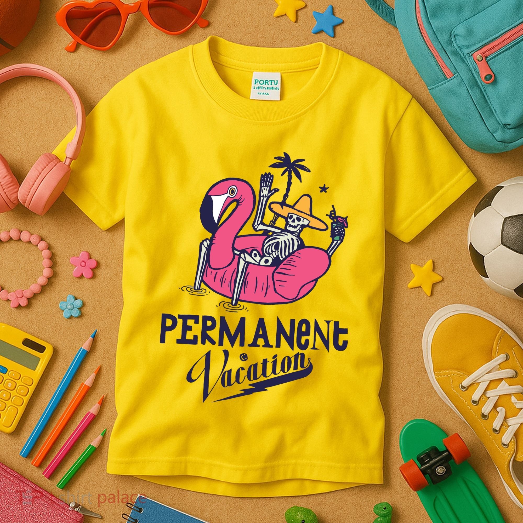 Permanent Vacation Kids T-Shirt