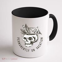 Permanently On Vacation Coffee Mug thumb 1