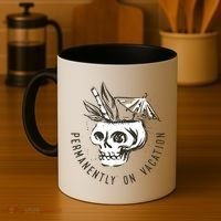 Permanently On Vacation Coffee Mug thumb 4