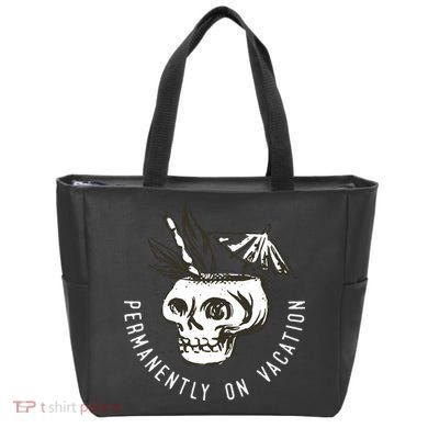 Permanently On Vacation Tote Bag