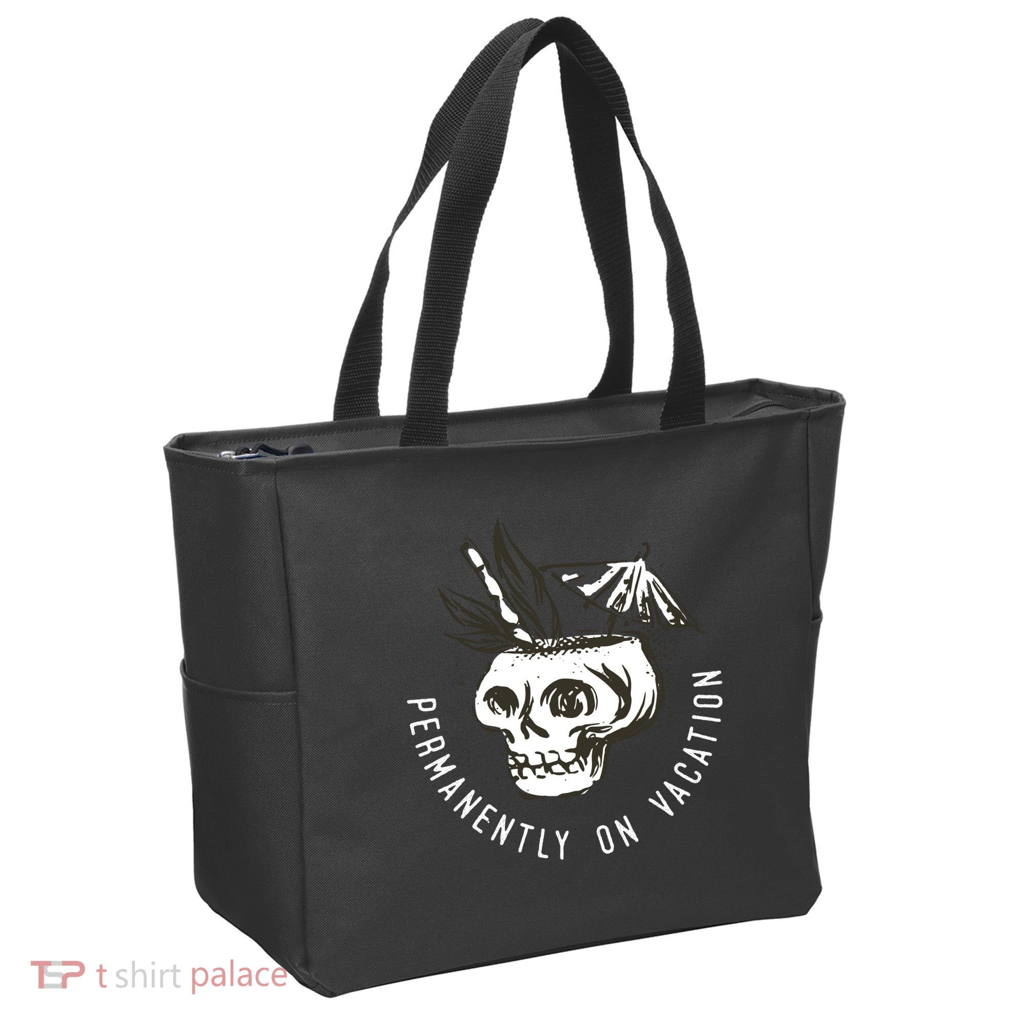 Permanently On Vacation Tote Bag