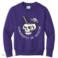 Permanently On Vacation Kids Sweatshirt thumb 0
