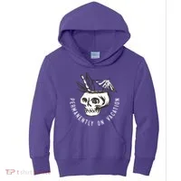 Permanently On Vacation Kids Hoodie thumb 0