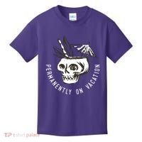 Permanently On Vacation Kids T-Shirt thumb 0
