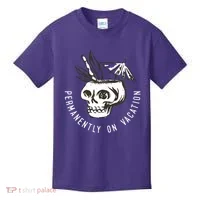 Permanently On Vacation Kids T-Shirt thumb 0
