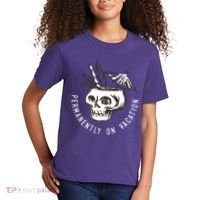 Permanently On Vacation Kids T-Shirt thumb 2