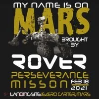 Perseverance Mars Rover Landing Doggie Tank thumb 4