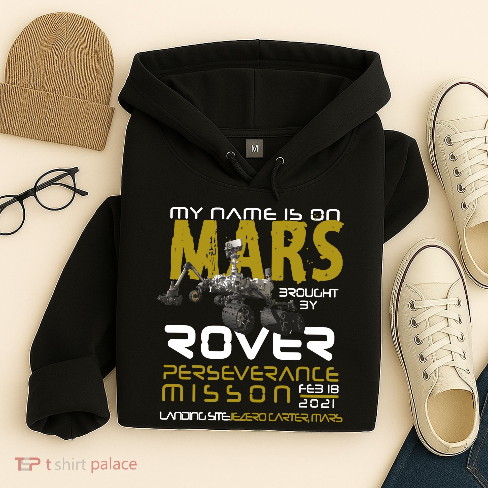 Perseverance Mars Rover Landing Hoodie