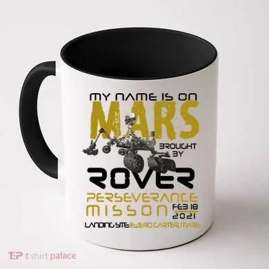 Perseverance Mars Rover Landing Coffee Mug