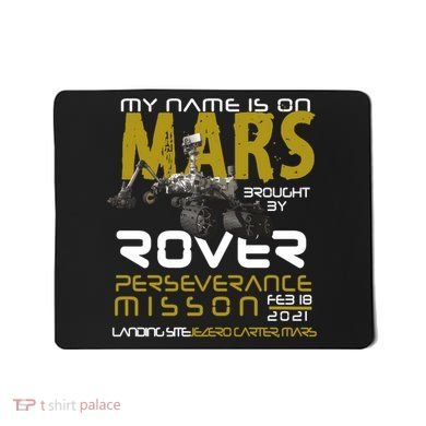 Perseverance Mars Rover Landing Mousepad