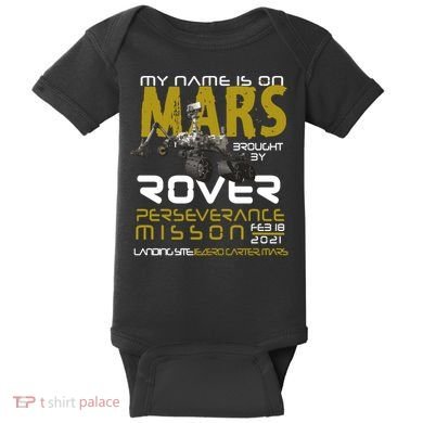 Perseverance Mars Rover Landing Baby Bodysuit