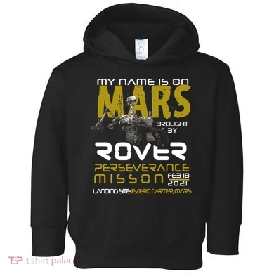 Perseverance Mars Rover Landing Toddler Hoodie