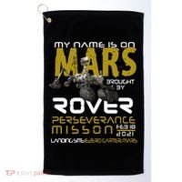 Perseverance Mars Rover Landing Golf Towel thumb 0
