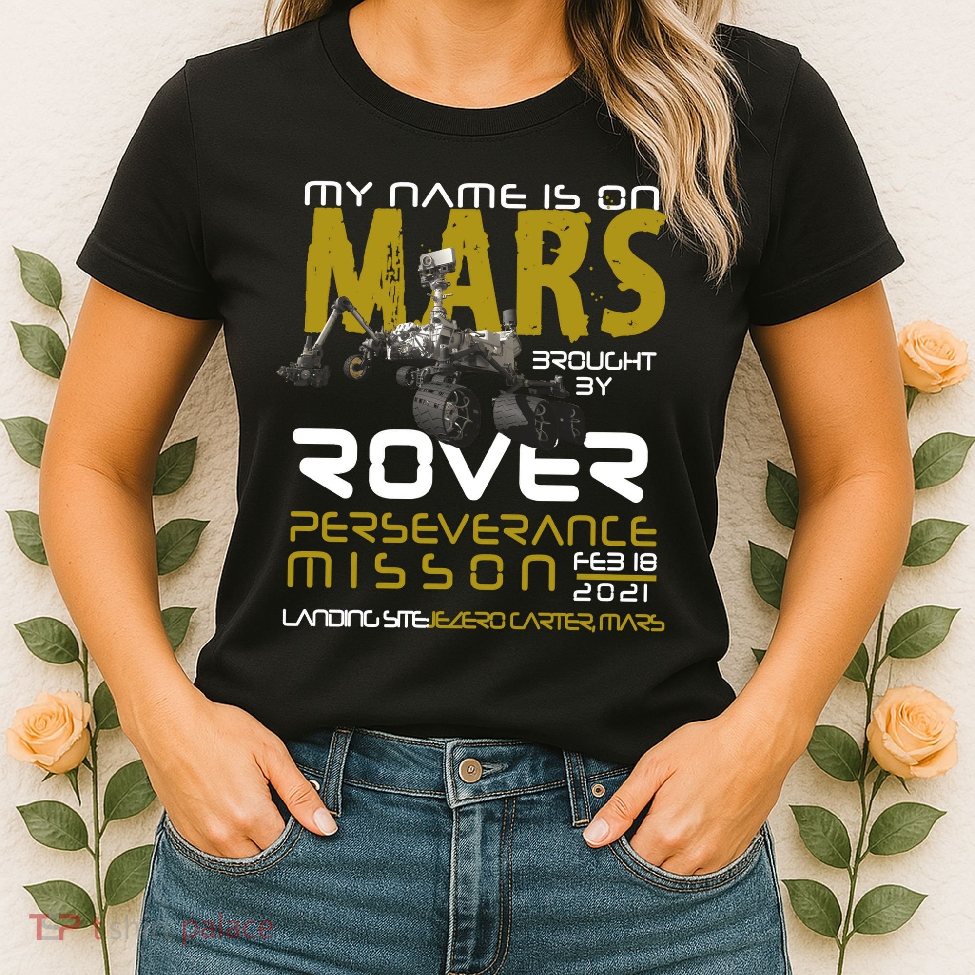 Perseverance Mars Rover Landing Women's T-Shirt