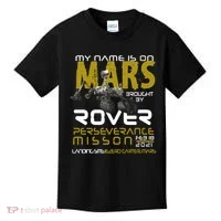 Perseverance Mars Rover Landing Kids T-Shirt thumb 0