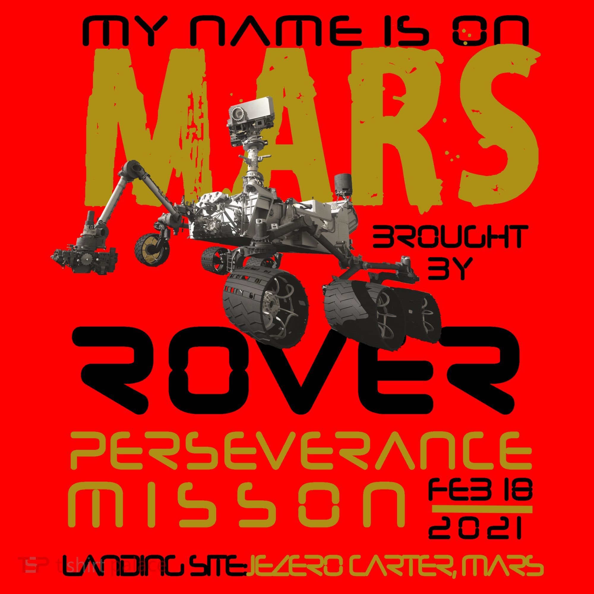 Perseverance Mars Rover Landing Santa Hat