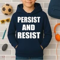 Persist And Resist Kids Hoodie thumb 2