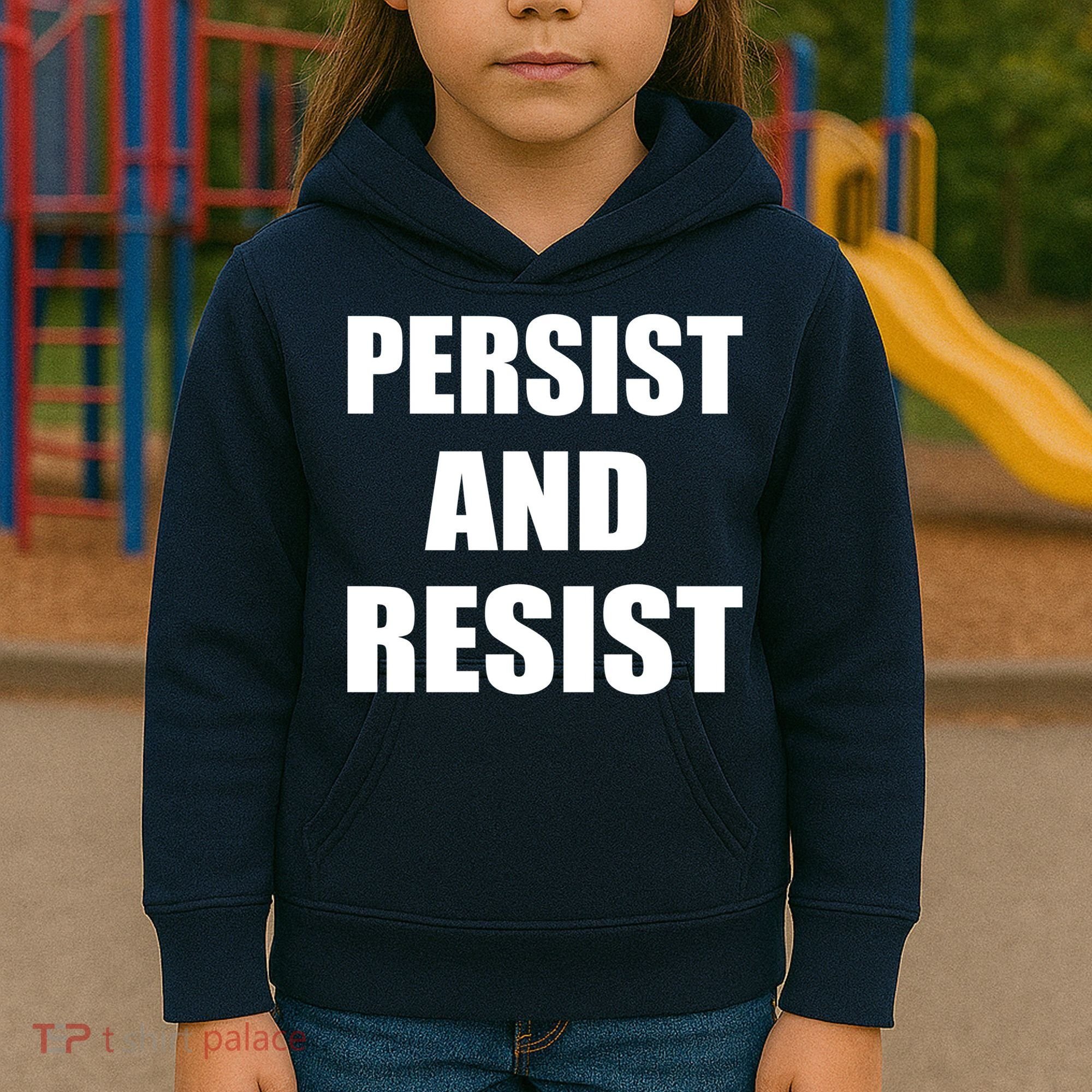 Persist And Resist Kids Hoodie